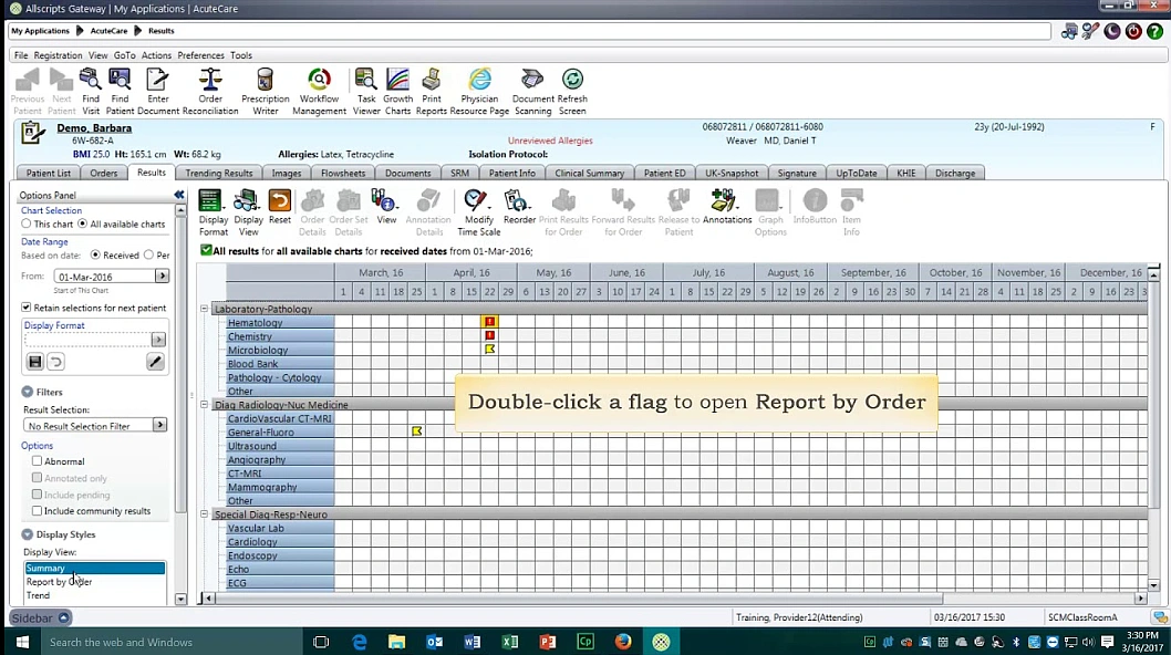 Sunrise Clinical Manager Software