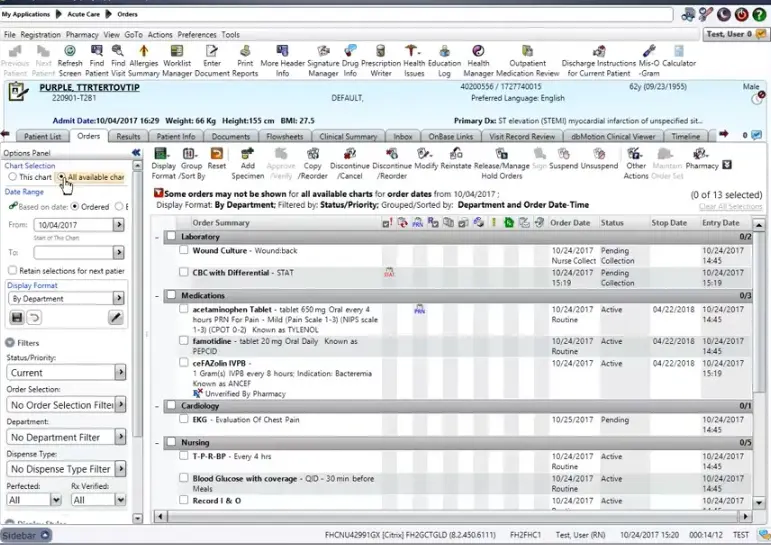 Sunrise Clinical Manager Software