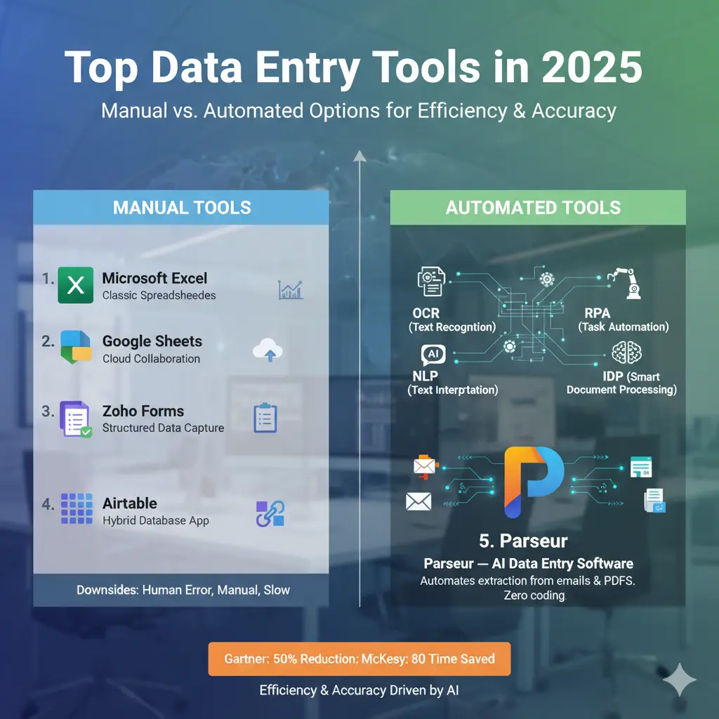 Top Data Entry Tools in 2025
