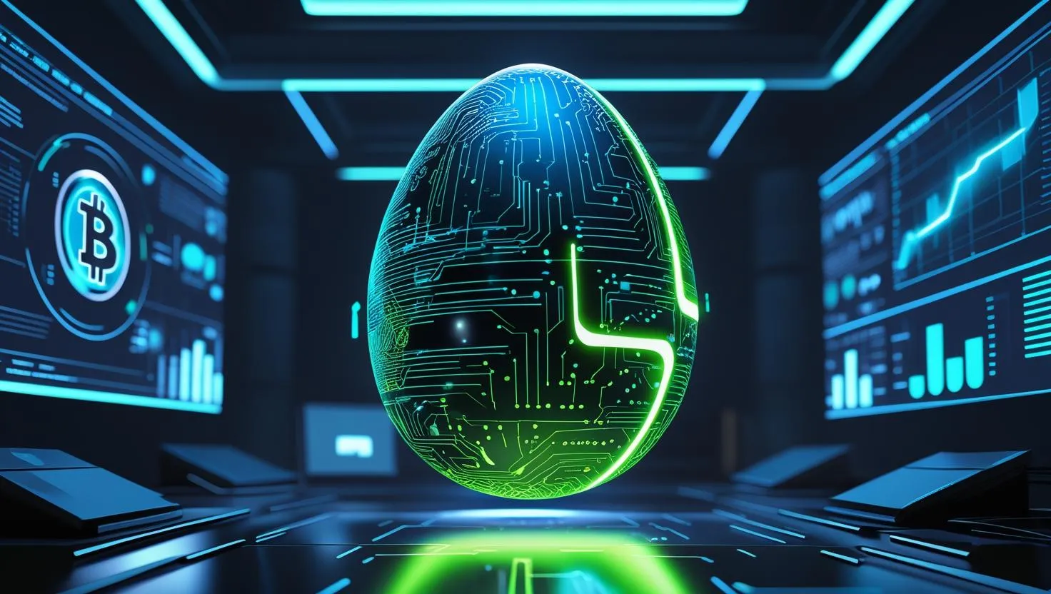 Future of the technology egg Concept