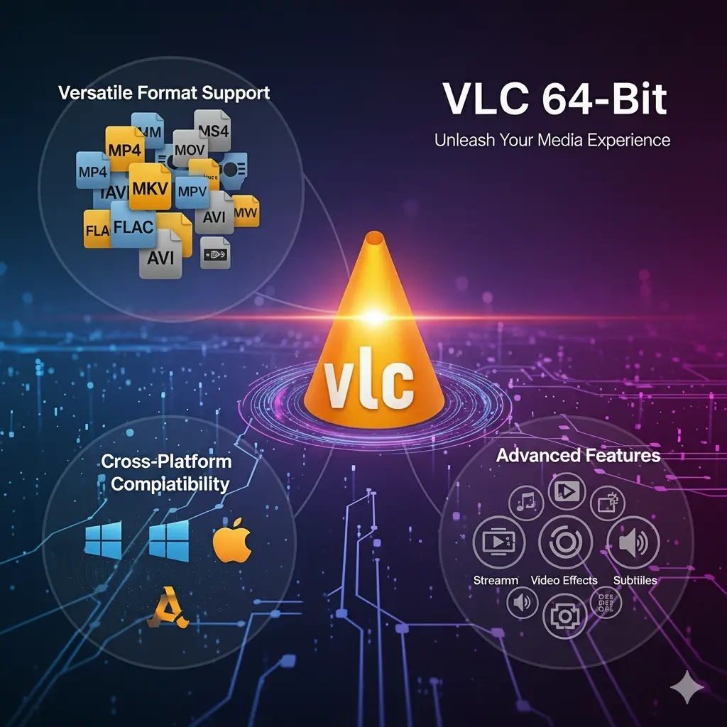 Standout Features of VLC 64-Bit