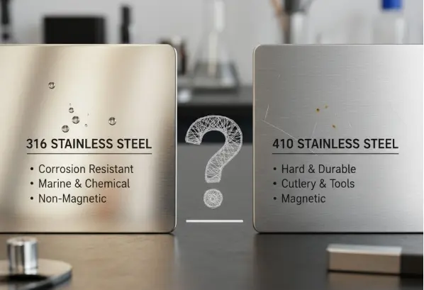316 vs 410 stainless steel
